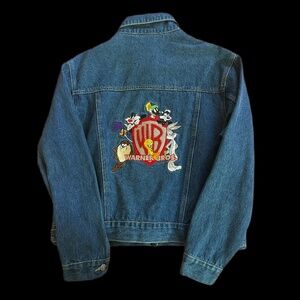 Vintage 2001 Warner Bros. Looney Tunes Jean Jacket | Excellent Condition!